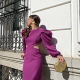 Vestido carlota crep buganvilla - Imagen 2