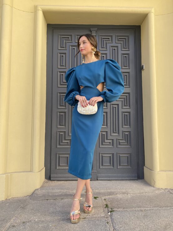 Vestido crep carlota pato - Imagen 5
