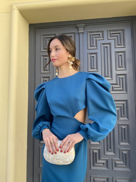 Vestido crep carlota pato - Imagen 4