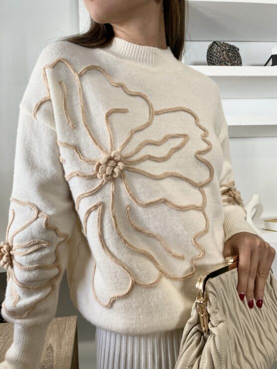 Jersey orquídea beige - Imagen 3