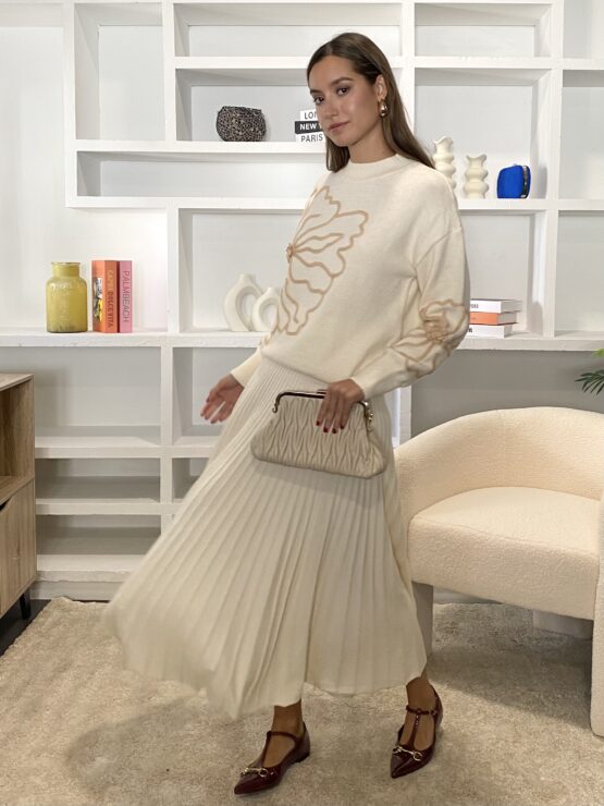 Jersey orquídea beige - Imagen 4