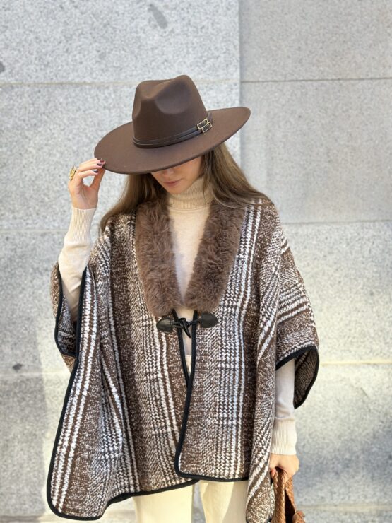 Sombrero fieltro thierry chocolate - Imagen 5