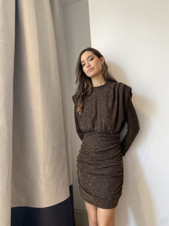 Vestido de punto brillo Margot