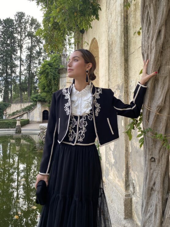 Chaqueta bordada jerez - Imagen 8