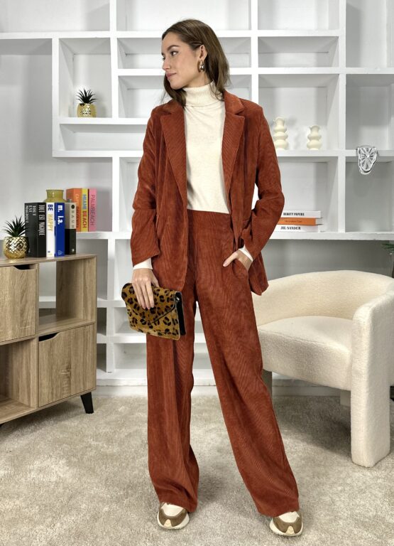 Traje paris micropana teja