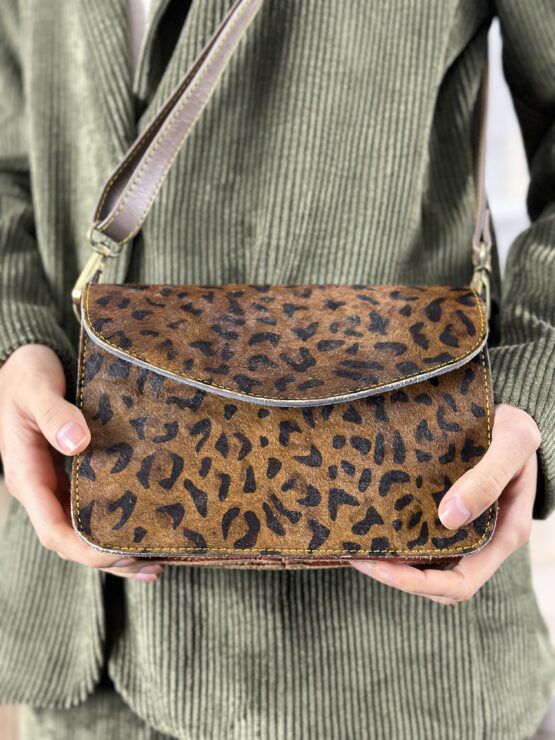 Bolso viena piel animal print