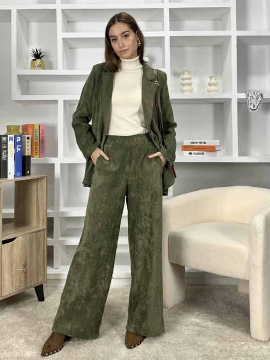 Traje paris  micropana verde - Imagen 5