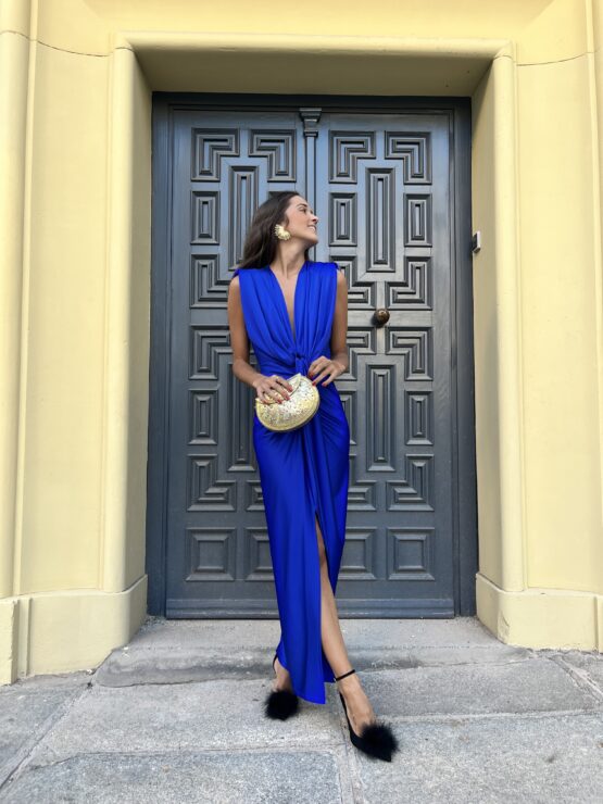 Vestido punto Palermo azul
