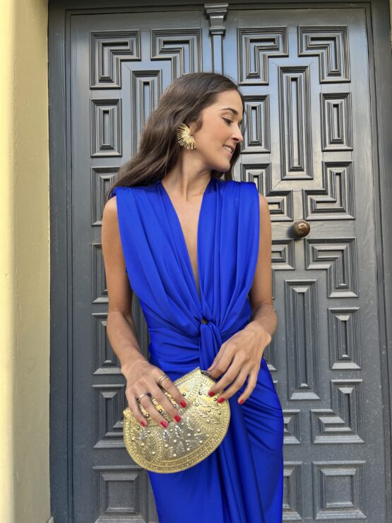 Vestido punto Palermo azul - Imagen 3