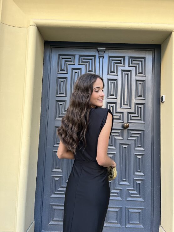 Vestido punto Parma negro - Imagen 4