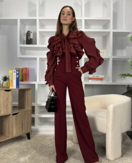 Pantalón Parma burdeos