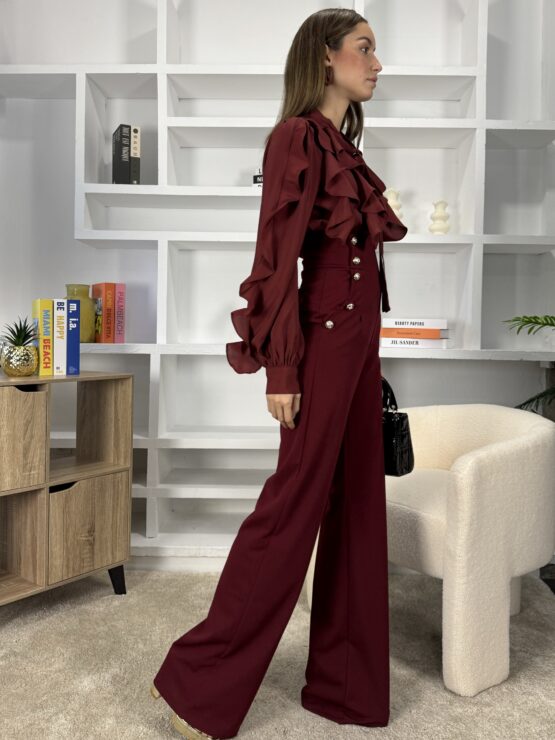 Pantalón Parma burdeos - Imagen 5