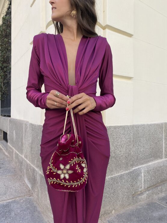 Vestido punto Palermo buganvilla - Imagen 2