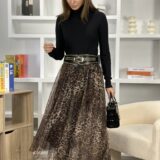 Falda de tul animal print - Imagen 2