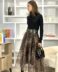 Falda de tul animal print