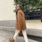 Bota pelo plataforma camel - Imagen 7