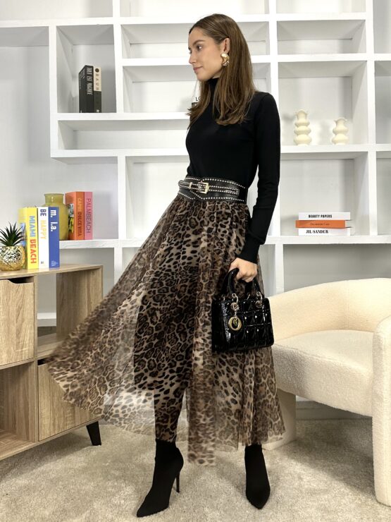 Falda de tul animal print - Imagen 3