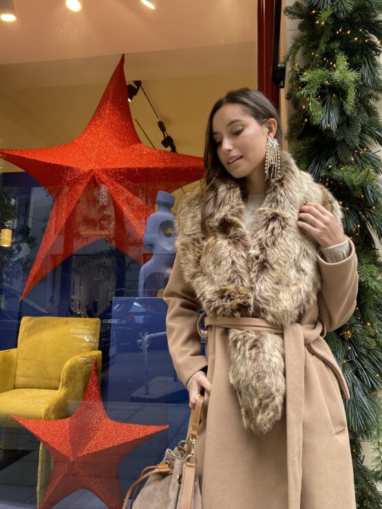 Estola pelo camel Cecile - Imagen 2