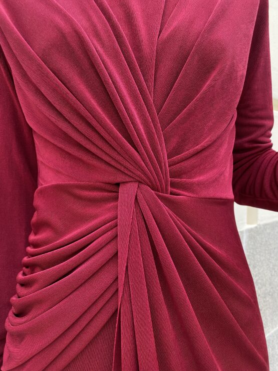 Vestido punto Lisboa rouge - Imagen 2