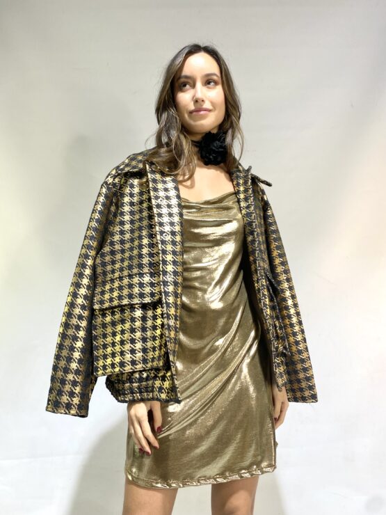 Bomber oversize gold - Imagen 5