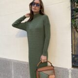 Vestido punto cable