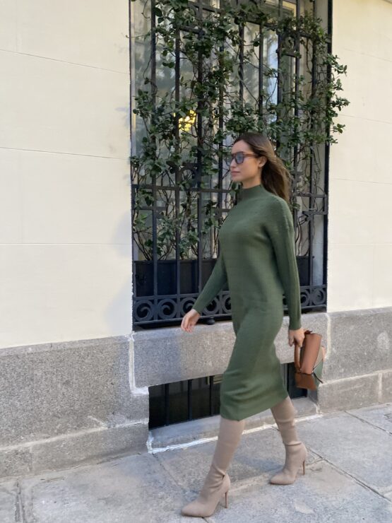 Vestido punto cable - Imagen 5