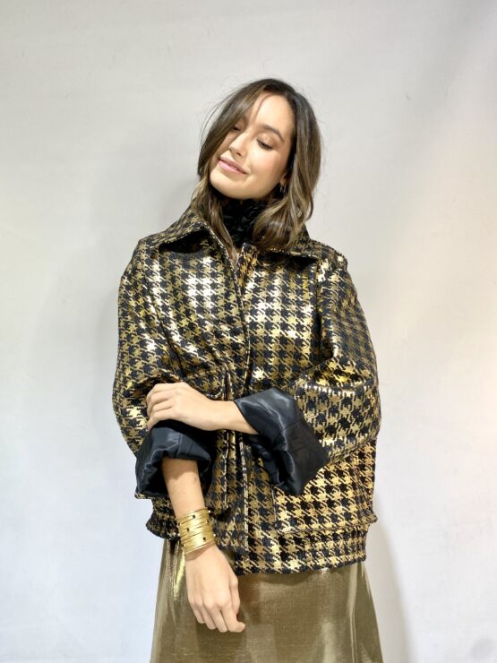 Bomber oversize gold - Imagen 4