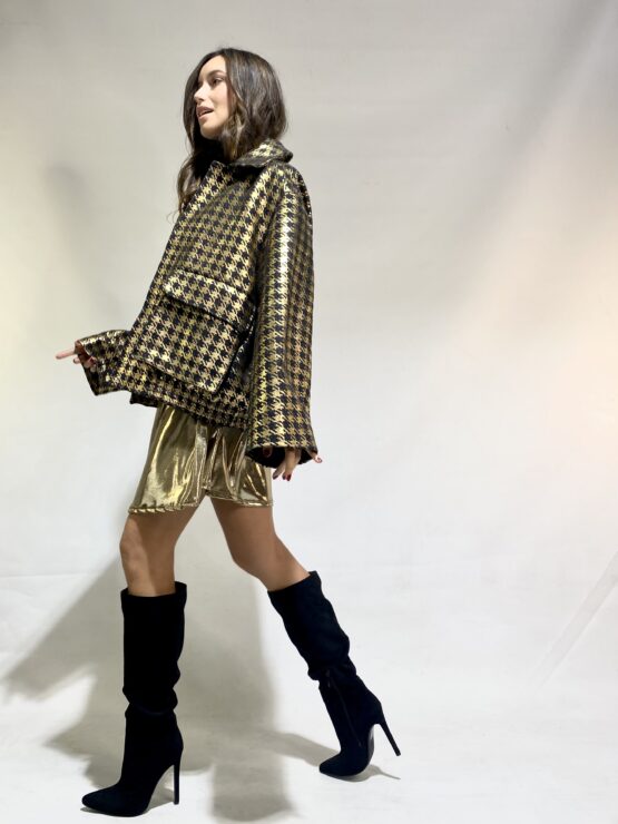 Bomber oversize gold - Imagen 3