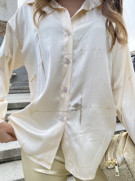 Camisa satén gold - Imagen 3