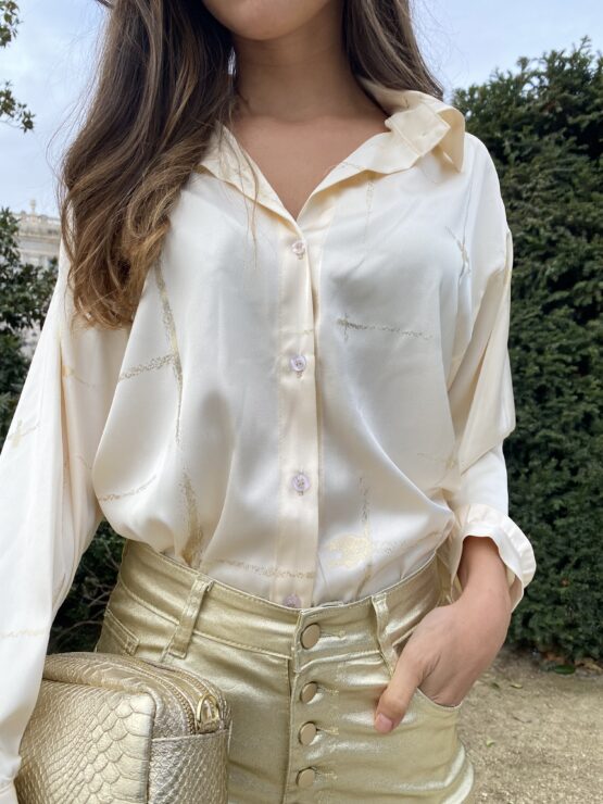 Camisa satén gold - Imagen 2