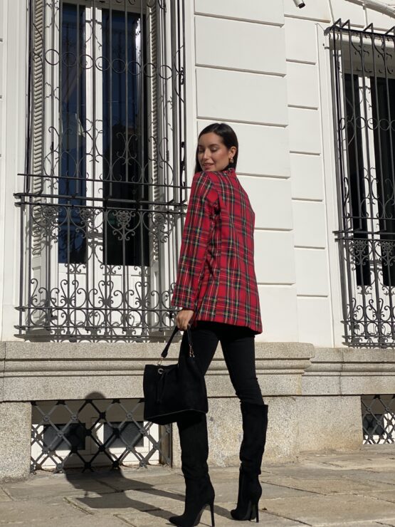 Blazer cuadro  tartán Rouge - Imagen 5
