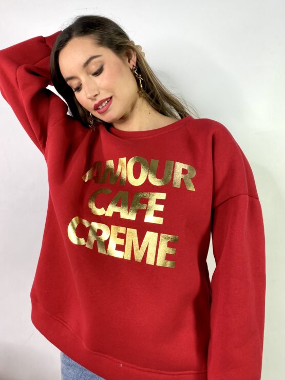 Sudadera amour rouge - Imagen 2