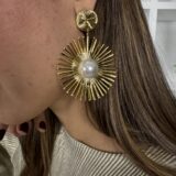 Pendiente soleil perla