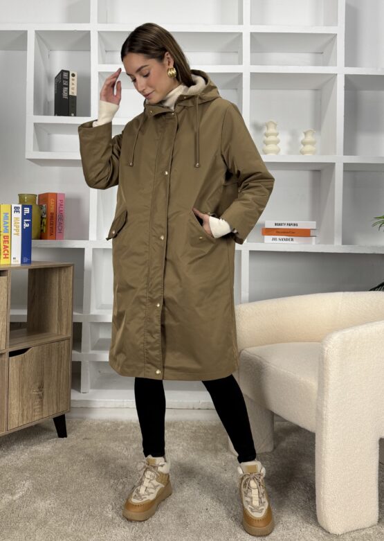 Parka waterproof forrada de pelo - Imagen 3