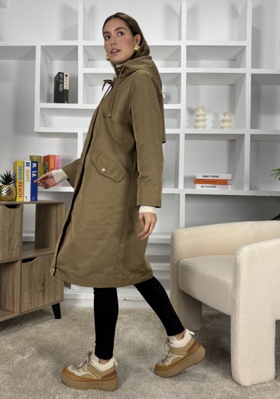 Parka waterproof forrada de pelo - Imagen 4