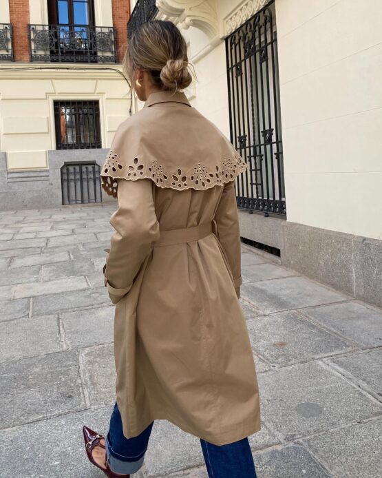 Trench  Renata bordado inglés - Imagen 4