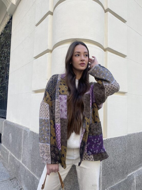 Abrigo paisley patchwork - Imagen 2