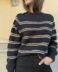 Jersey punto rayas doradas lurex