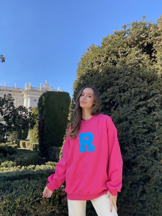 Sudadera R fucsia - Imagen 4
