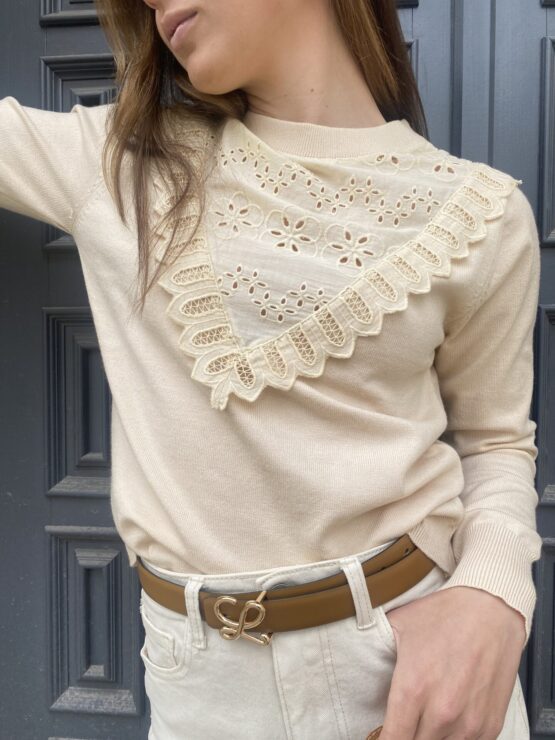 Jersey cuello bordado ingles - Imagen 3