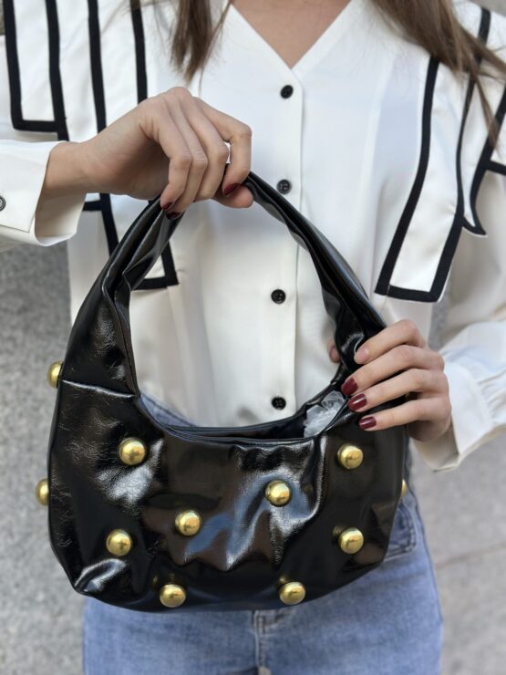 Bolso tachas noir - Imagen 3