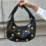 Bolso tachas noir