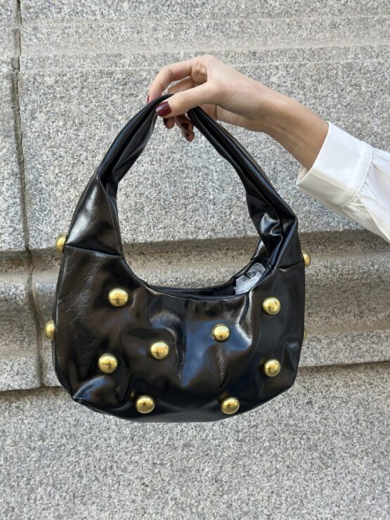Bolso tachas noir