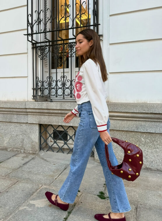Camisa  bordada candela rouge - Imagen 4