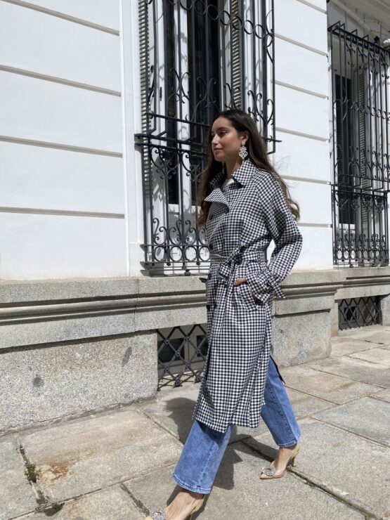 Trench cuadro Vichy - Imagen 5