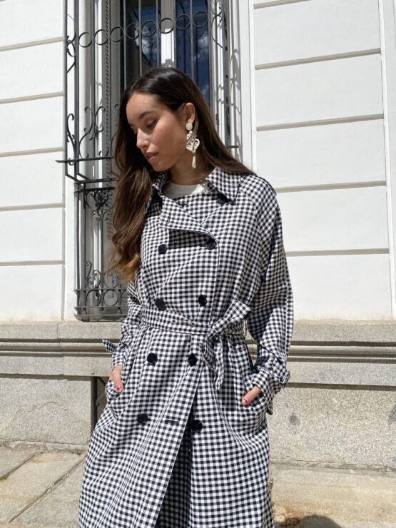 Trench cuadro Vichy