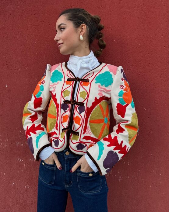 Chaqueta bordada Cayetana