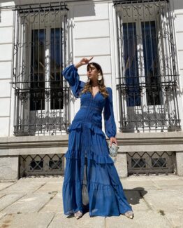 Vestido portobello azul pato