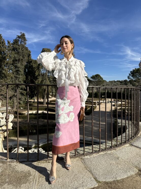 Falda orchid pink