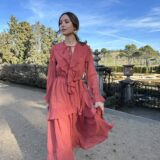 Vestido laurent teja - Imagen 9